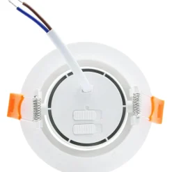 Ruchome oczko podtynkowe Plus białe LED CCT (LP-1506/1RS WH) - Light Prestige