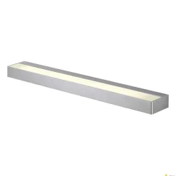 SEDO 14, lampa ścienna, LED, 3000K, prostokątna, szczotkowane aluminium, szkło satynowane, D/S/W 59,5/8,5/4 cm, 17W (151786) - SLV