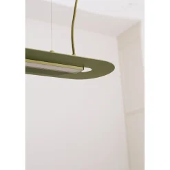 SENKEI C oliwkowa sufitowa lampa wisząca (SNC61414P2) - Ummo