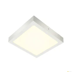 SENSER 18 CW, wewnętrzna oprawa ścienna i sufitowa natynkowa LED, prostokątna, biała, 4000 K (1004705) - SLV