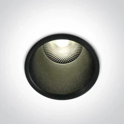 SIMU wpust stały czarny (10105FD/B/W) - One Light