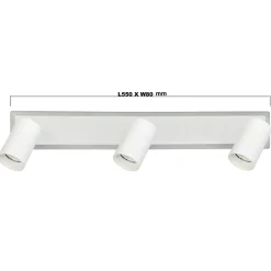 Spot Parma 3 3xGU10 + LED CCT biały (LP-0612/3WS WH) - Light Prestige