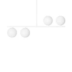 SUGURI A biała lampa sufitowa w rozmiarze M z podwyższoną szczelnością IP44 (SGA111RS6) - Ummo