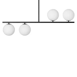 SUGURI A czarna lampa sufitowa w rozmiarze S z podwyższoną szczelnością IP44 (SGA122RS3) - Ummo