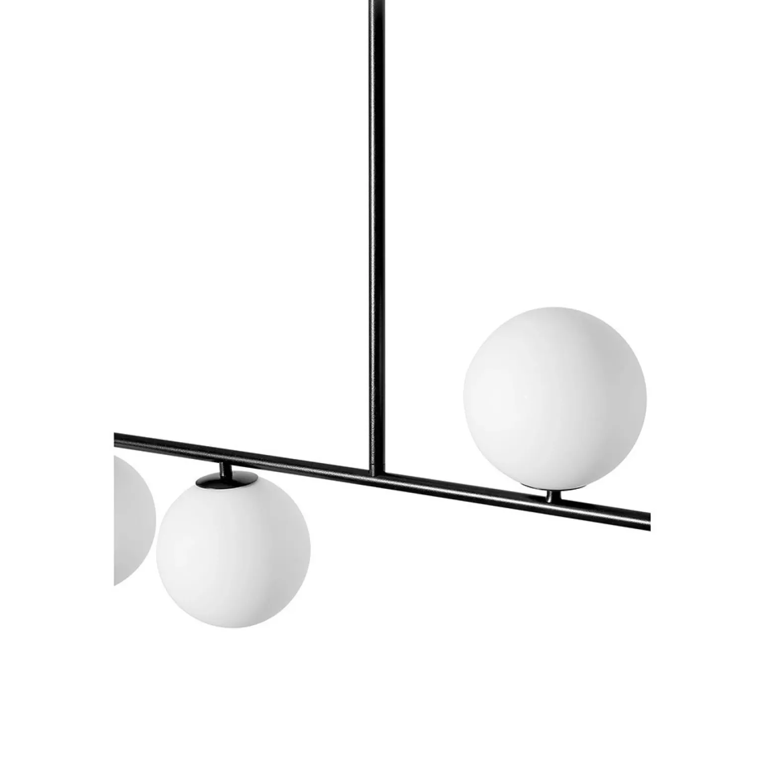 SUGURI A czarna lampa sufitowa w rozmiarze S (SGA122R03) - Ummo