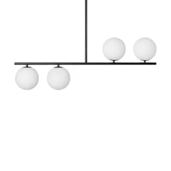 SUGURI A czarna lampa sufitowa w rozmiarze M (SGA122R06) - Ummo