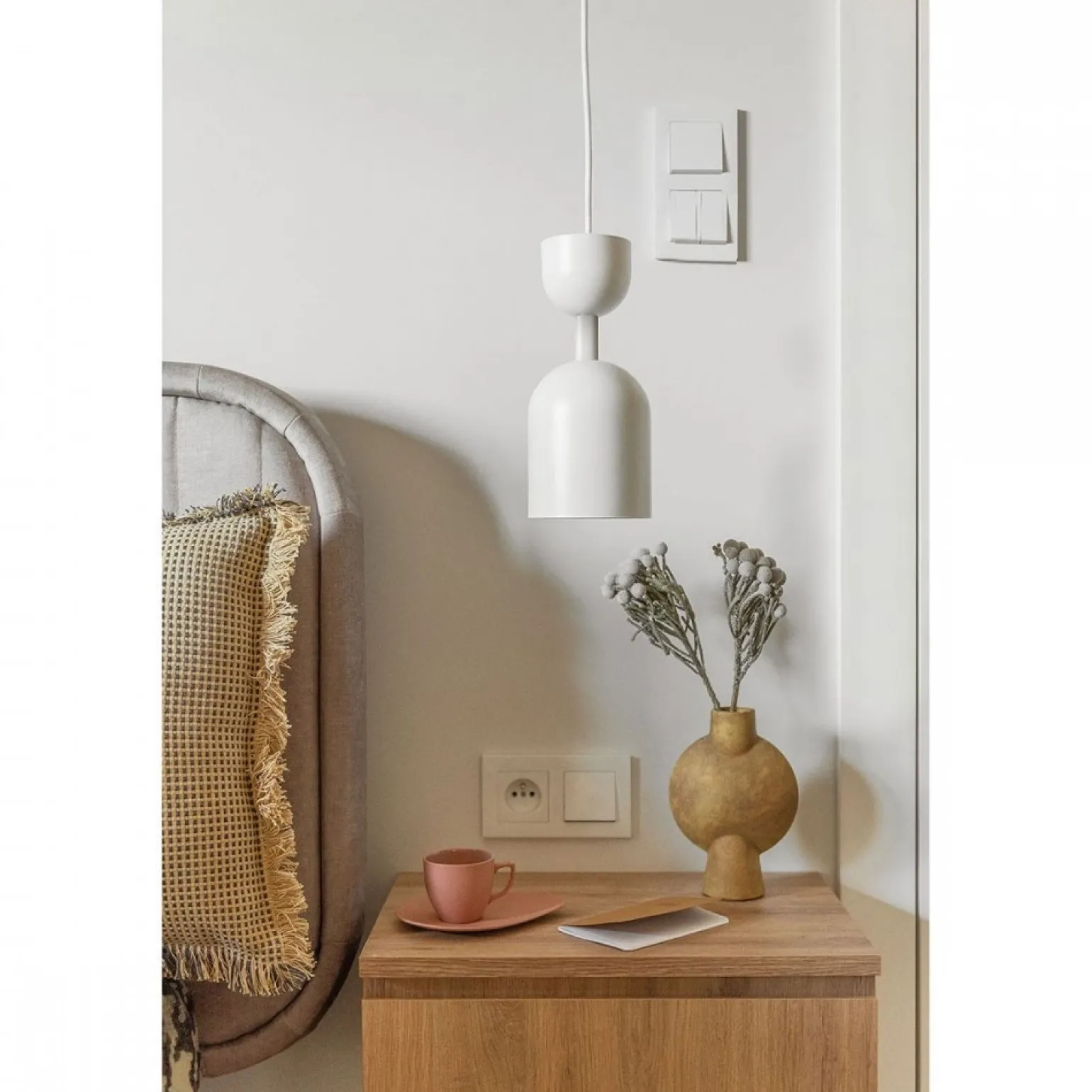 SUPURU biała sufitowa lampa wisząca (SUA111P0) - Ummo