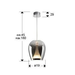 Suspiro lampa wisząca (724517) - Schuller