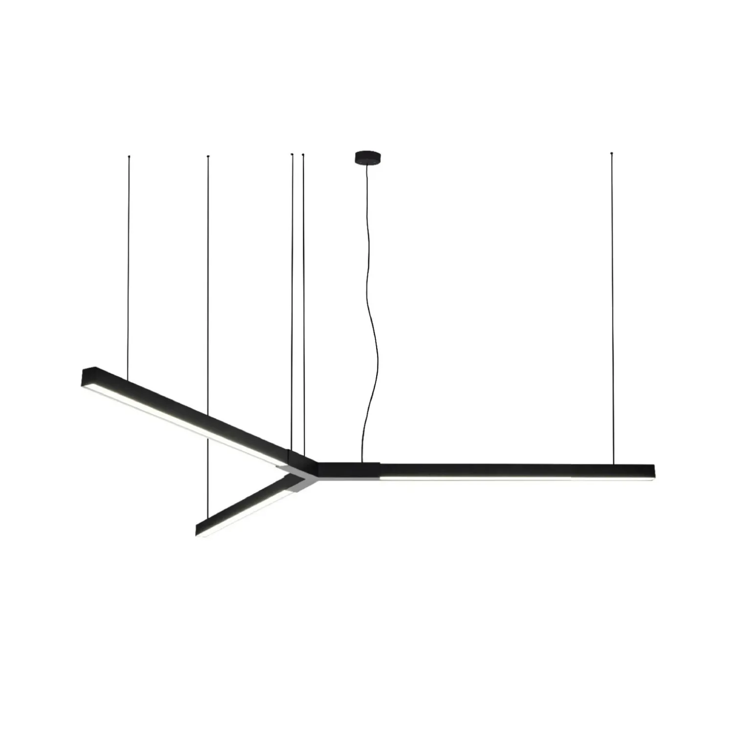 TRIKAL Z - lampa zwieszana - stal czarna - średnica 174 cm - 3000K (5223) - ANTIGO