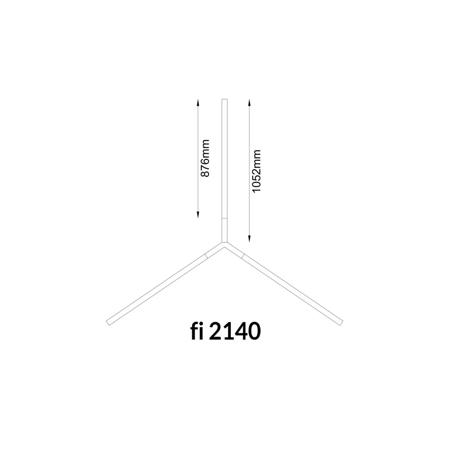 TRIKAL Z - lampa zwieszana - stal czarna - średnica 214 cm - 3000K (5225) - ANTIGO