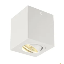 TRILEDO SQUARE CL, lampa sufitowa, LED, 3000K, kwadratowa, biała, 38°, 8,2W, z zasilaczem (113941) - SLV