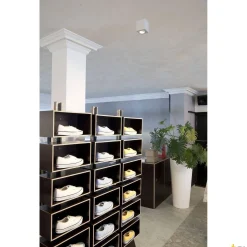 TRILEDO SQUARE CL, lampa sufitowa, LED, 3000K, kwadratowa, biała, 38°, 8,2W, z zasilaczem (113941) - SLV