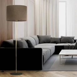 UMBERTO BROWN GOLD LAMPA PODŁOGOWA 1 (16031) - TK Lighting