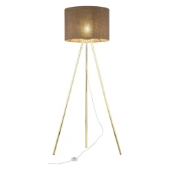 UMBERTO BROWN GOLD LAMPA PODŁOGOWA 1 (16032) - TK Lighting