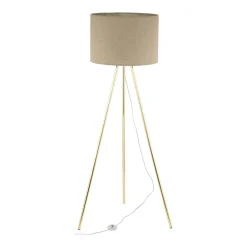 UMBERTO LINEN GOLD LAMPA PODŁOGOWA 1 (16036) - TK Lighting