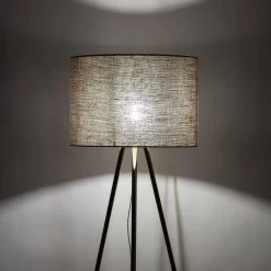 UMBERTO LINEN GOLD LAMPA PODŁOGOWA 1 (16036) - TK Lighting