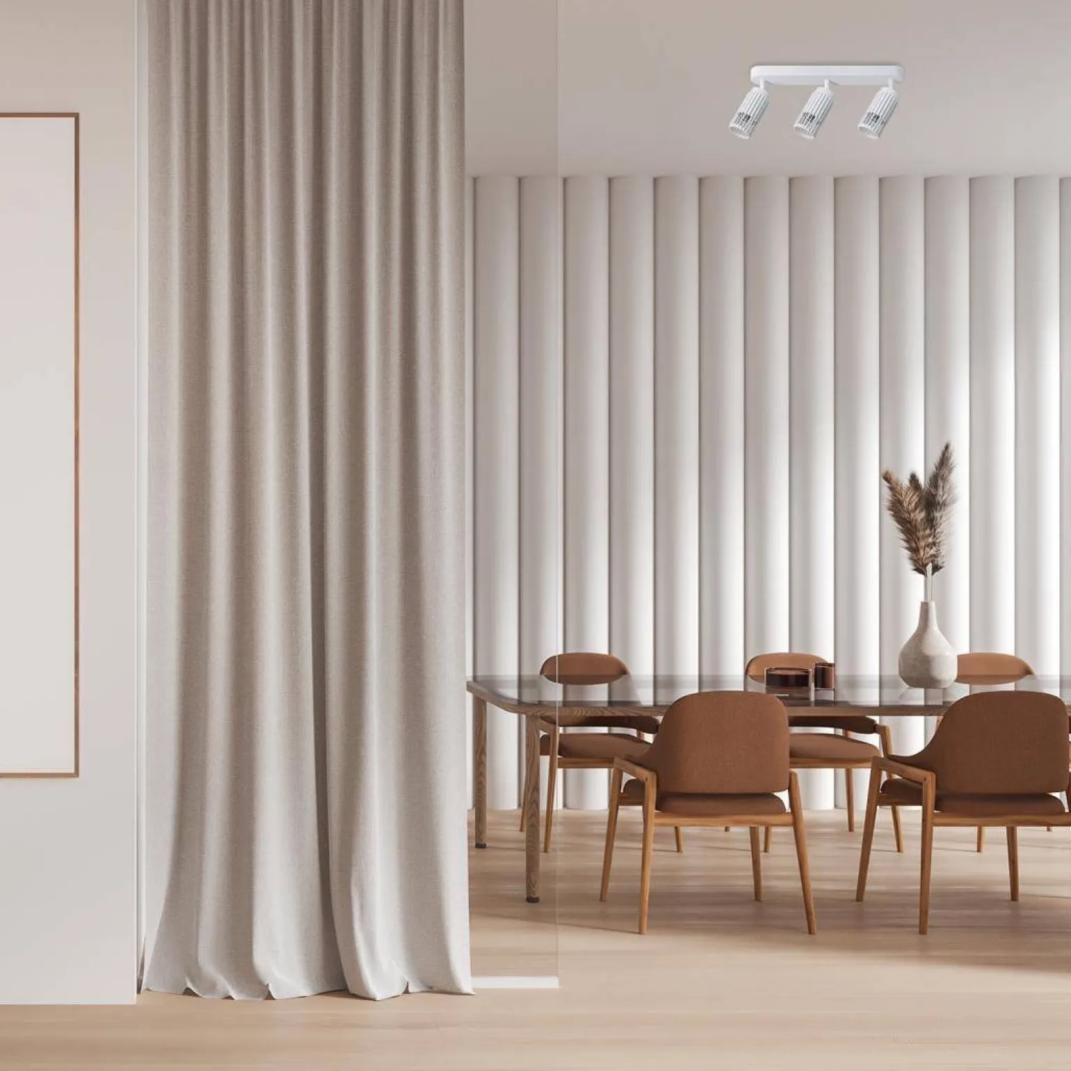 VERTICAL WHITE SPOT 3xGU10 (ML0306) - Milagro