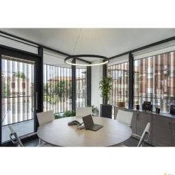 Wewnętrzna oprawa wisząca LED ONE 80 DALI, czarna, 3000 K/4000 K (1002911) - SLV