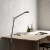 Wielofunkcyjna lampa stołowa NOBU Nordlux LED Metal Szary