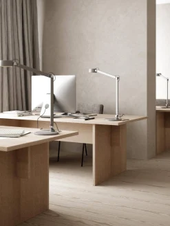 Wielofunkcyjna lampa stołowa NOBU Nordlux LED Metal Szary