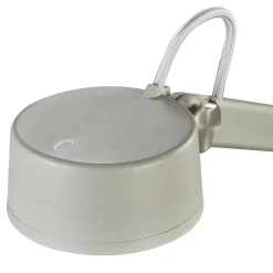 Wielofunkcyjna lampa stołowa NOBU Nordlux LED Metal Szary