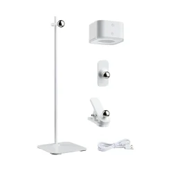 Wielofunkcyjna lampka na biurko, z klipsem, z magnesem , ściemnialna VARIA DIM USB-C biały (PL71172) - PAULMANN