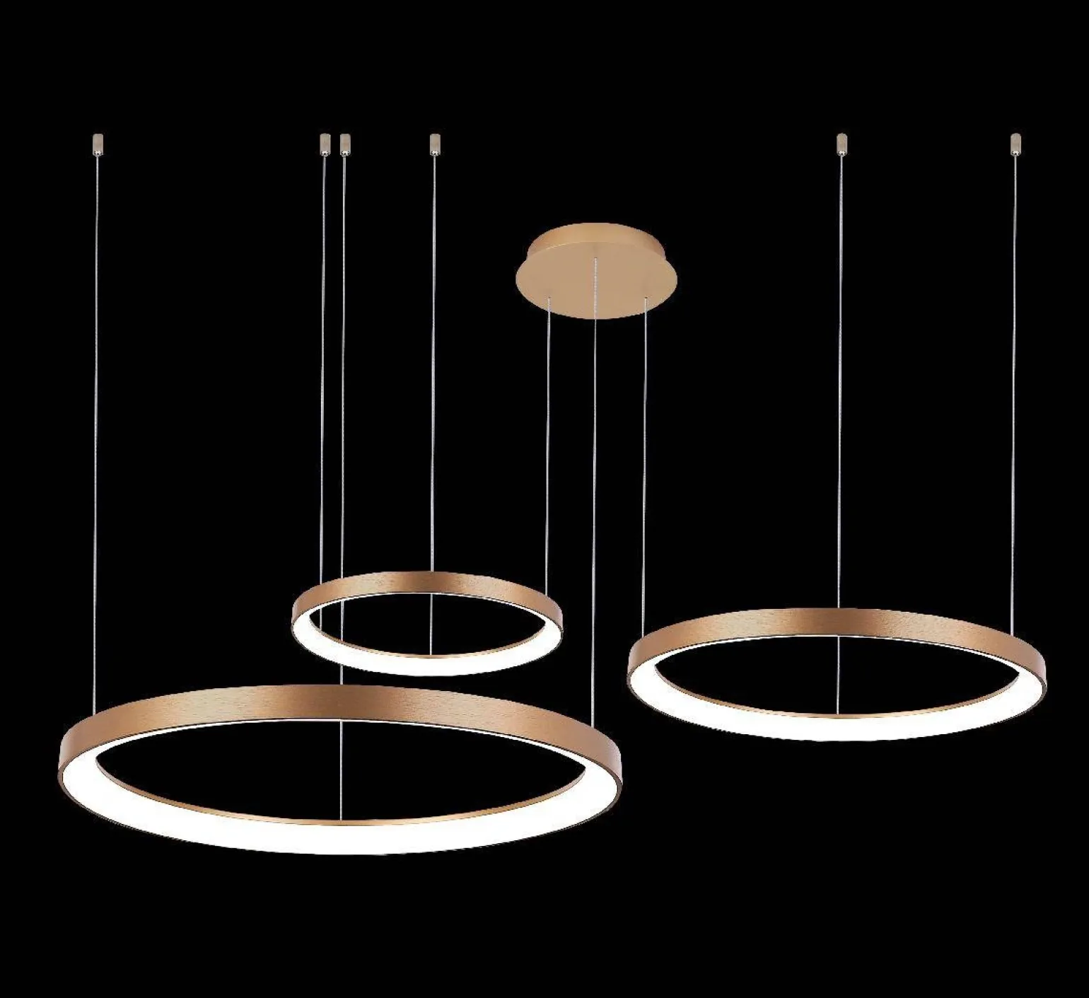 Żyrandol AGNES PENDANT 38+58+78 DIMM CCT SWITCH GO (AZ5026) - Azzardo