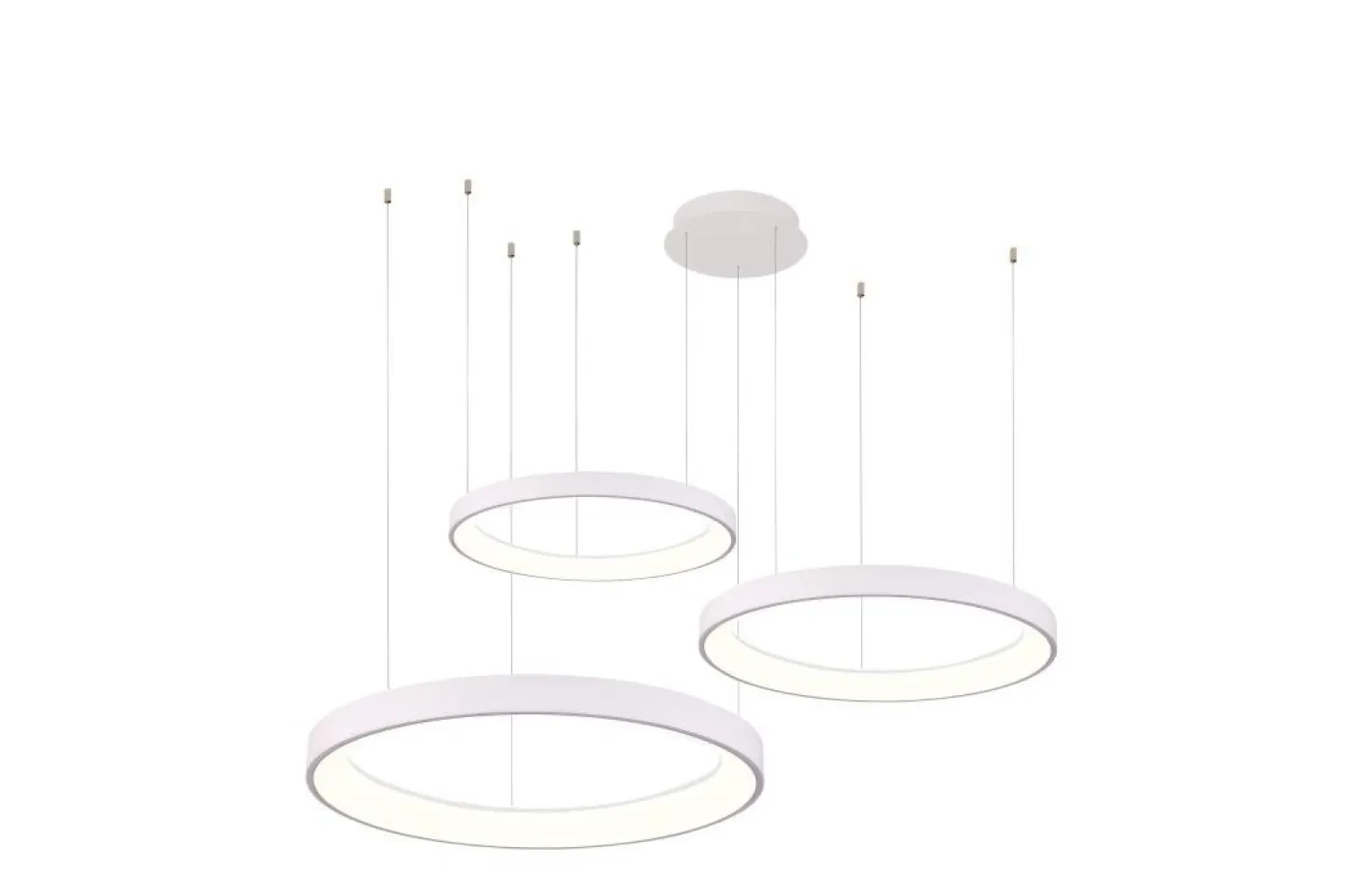 Żyrandol AGNES PENDANT 38+58+78 DIMM CCT SWITCH WH (AZ5025) - Azzardo