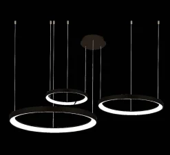 Żyrandol AGNES PENDANT 38+58+78 DIMM CCT SWITCH BK (AZ5024) - Azzardo