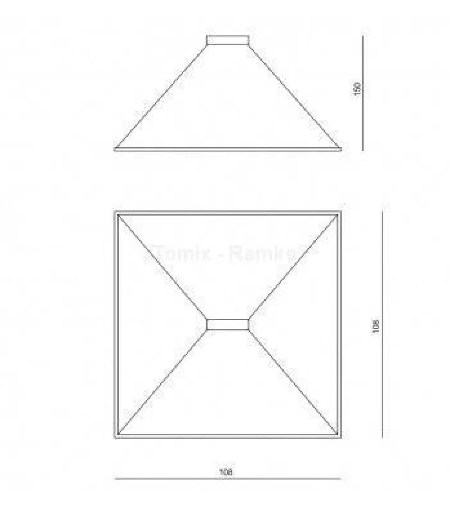 Żyrandol AKIRA LED duży (67028 - Ramko) - żyrandol