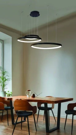 Żyrandol AMANDA PENDANT 45+65+85 3000K BK (AZ5027) - Azzardo