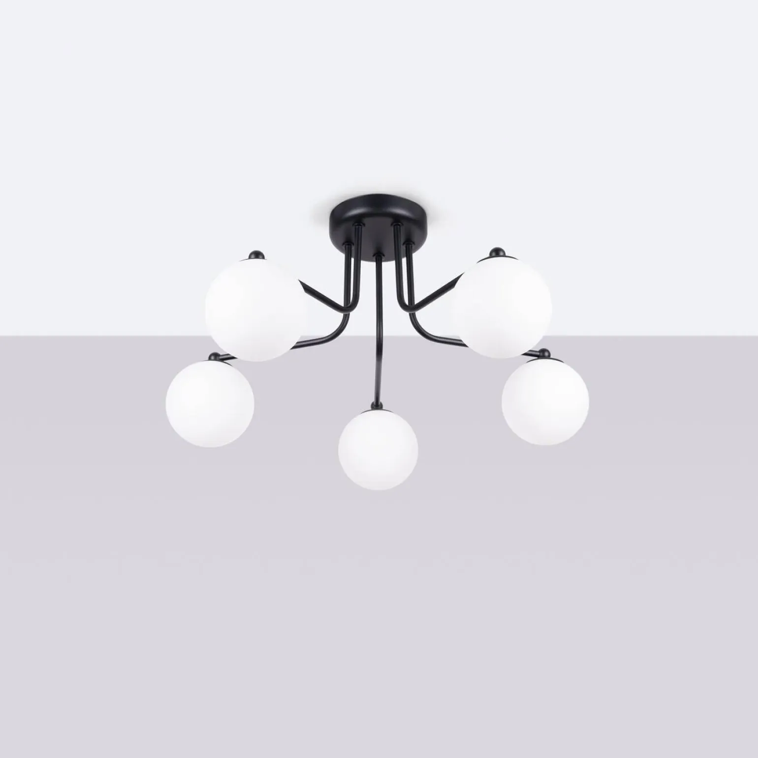 Żyrandol ASTRAL 5 czarny (SL.1663) - Sollux Lighting