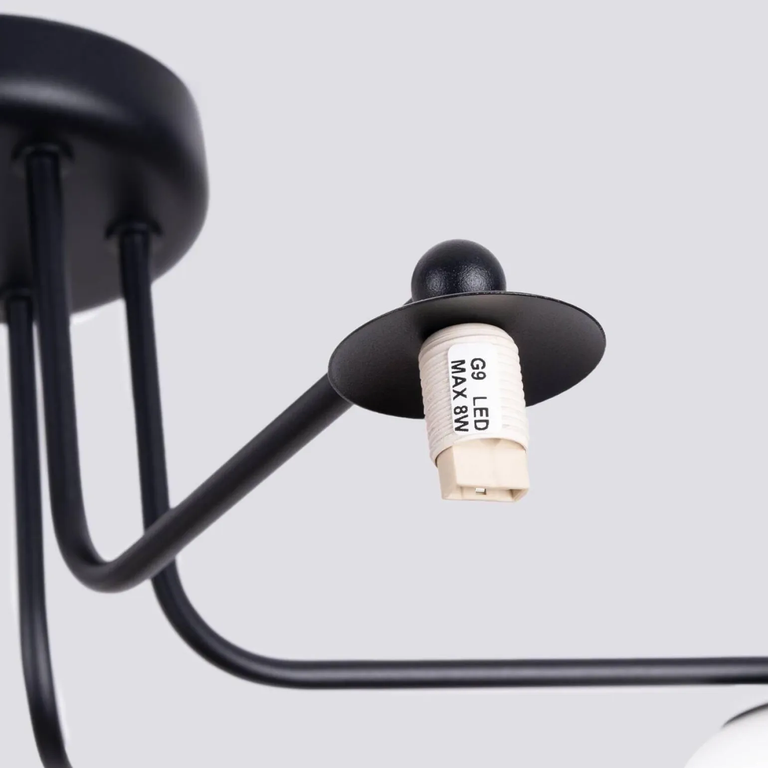 Żyrandol ASTRAL 5 czarny (SL.1663) - Sollux Lighting