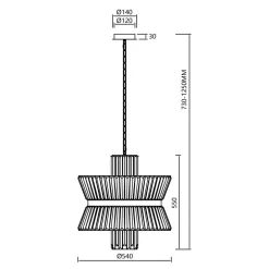 Żyrandol AURELIA CHROME 12xE14 (ML0406) - Milagro