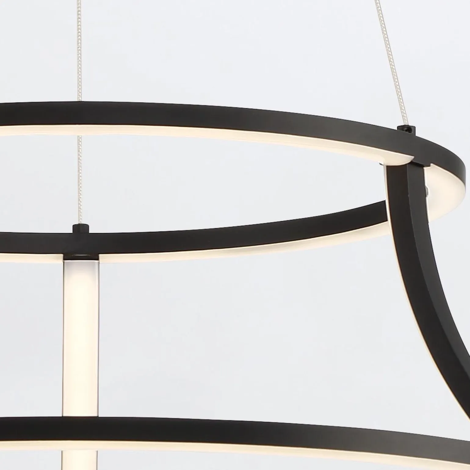 Żyrandol Cadoux - Matowa czerń (QN-CADOUX-P-BK) - Quintiesse