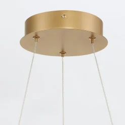 Żyrandol Cadoux - Szczotkowane złoto (QN-CADOUX-P-BG) - Quintiesse