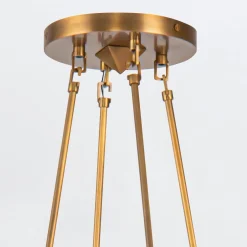 Żyrandol Cairo - 8 źródeł światła - Vintage mosiądz (QN-CAIRO8-VBS-CR) - Quintiesse
