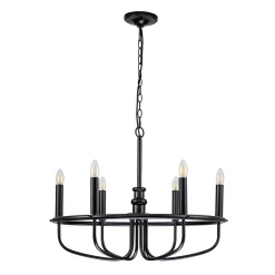 Żyrandol Capitol Hill (KL-CAPITOL-HILL6-BLK) - Elstead Lighting