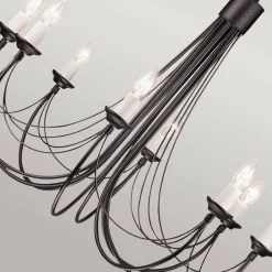 Żyrandol Carisbrooke (CB8-BLACK) - Elstead Lighting
