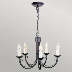 Żyrandol Chartwell (CH5-BLACK) - Elstead Lighting