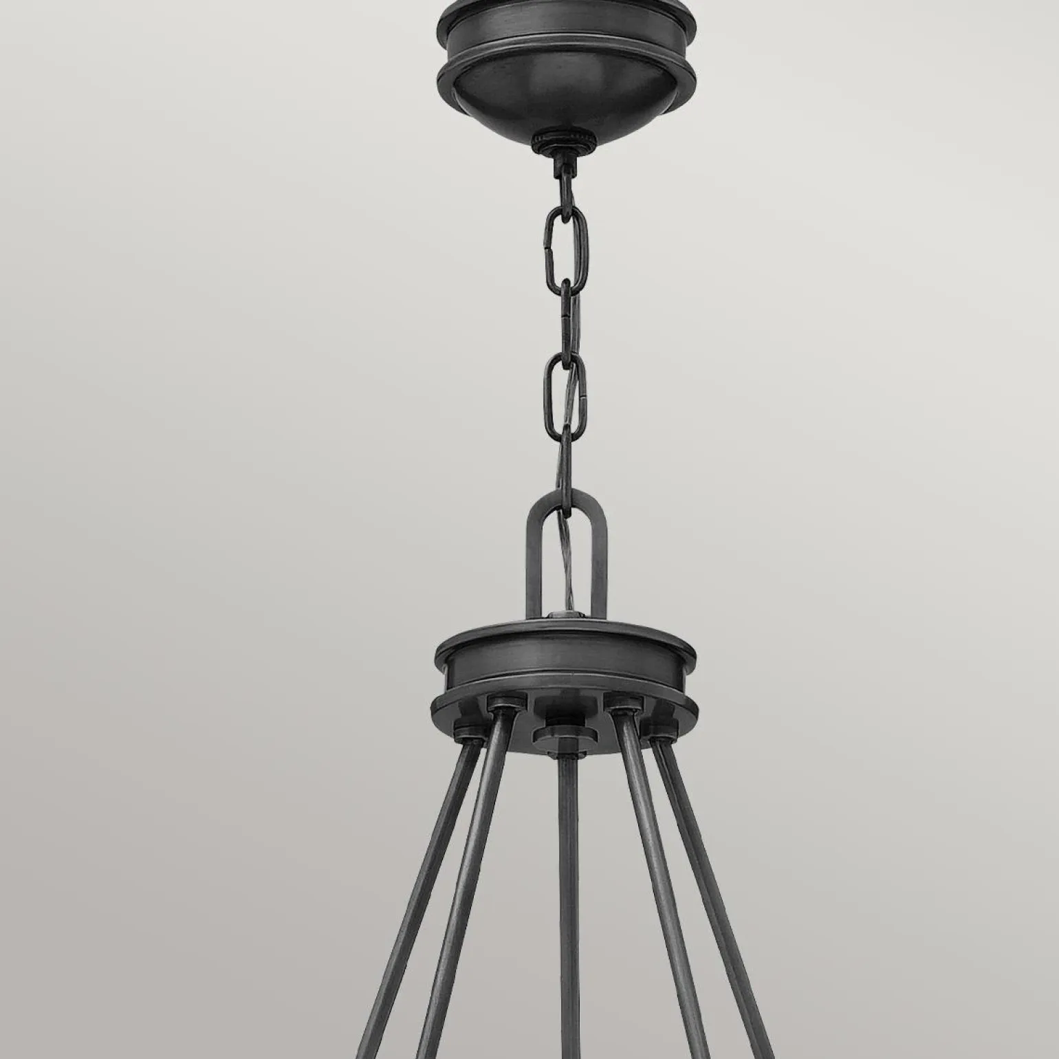 Żyrandol Collier - 5 źródeł światła - Zgaszona czerń (HK-COLLIER5-BX) - Elstead Lighting