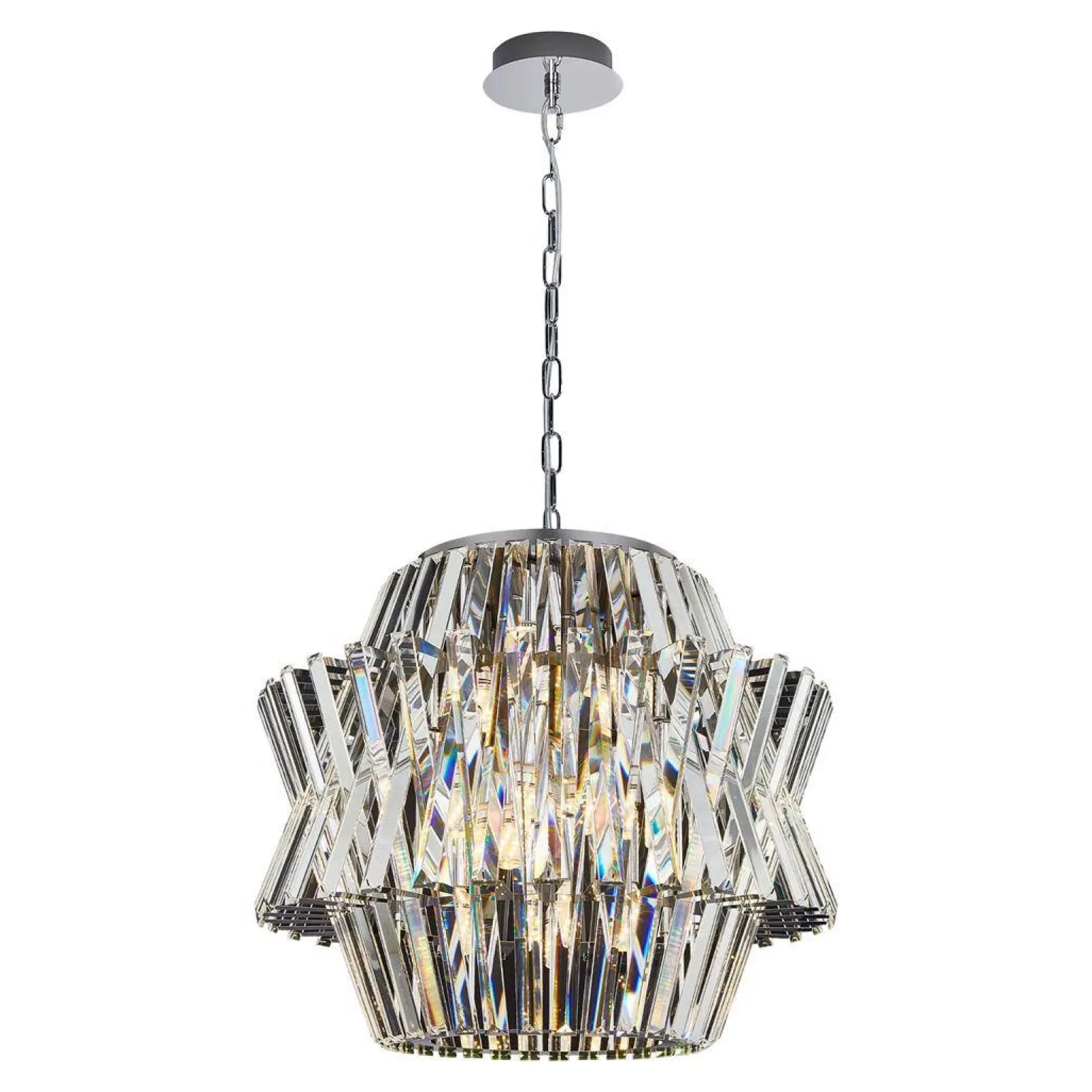 Żyrandol CROWN CHROME 12xE14 (ML0402) - Milagro