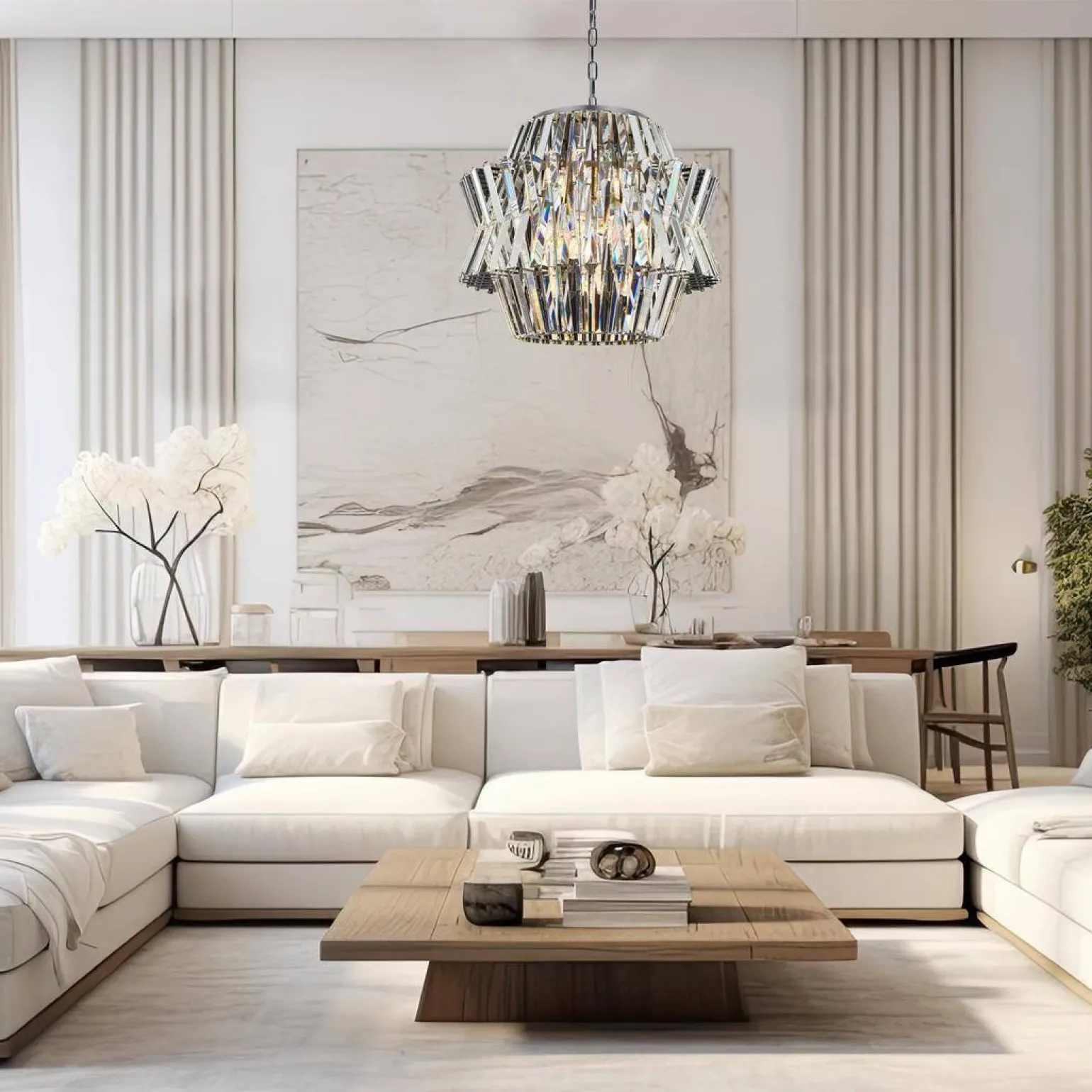 Żyrandol CROWN CHROME 12xE14 (ML0402) - Milagro