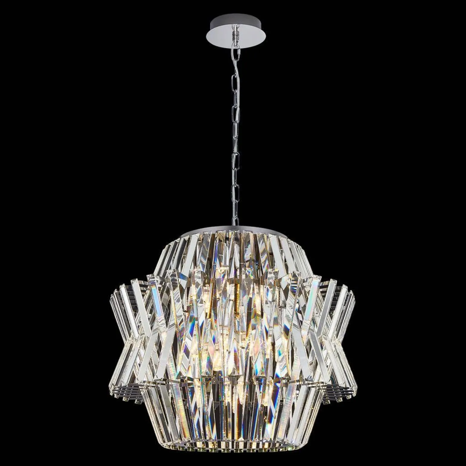 Żyrandol CROWN CHROME 12xE14 (ML0402) - Milagro