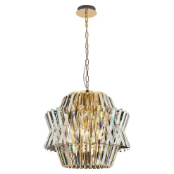 Żyrandol CROWN GOLD 12xE14 (ML0401) - Milagro