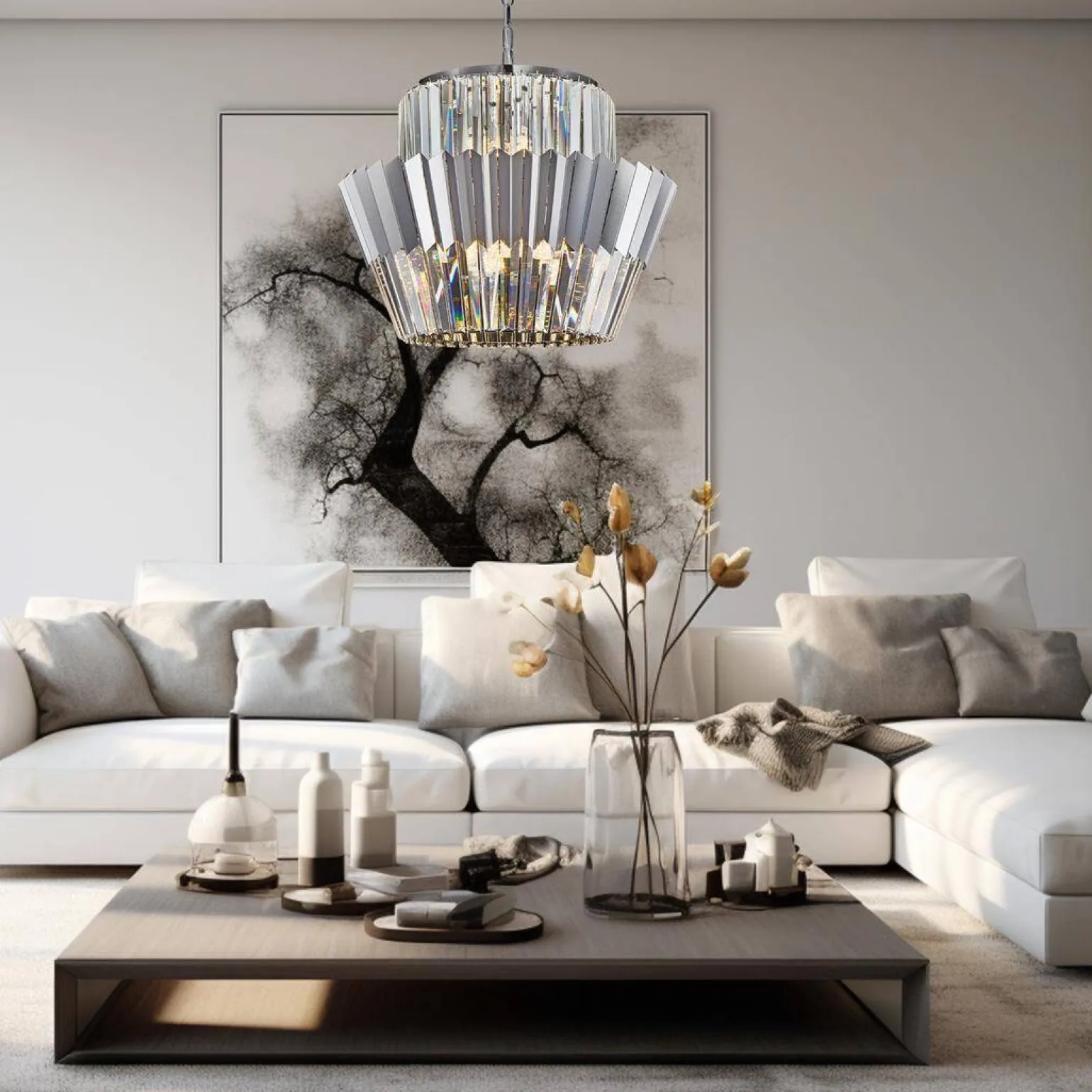 Żyrandol DONNA CHROME 12xE14 (ML0416) - Milagro