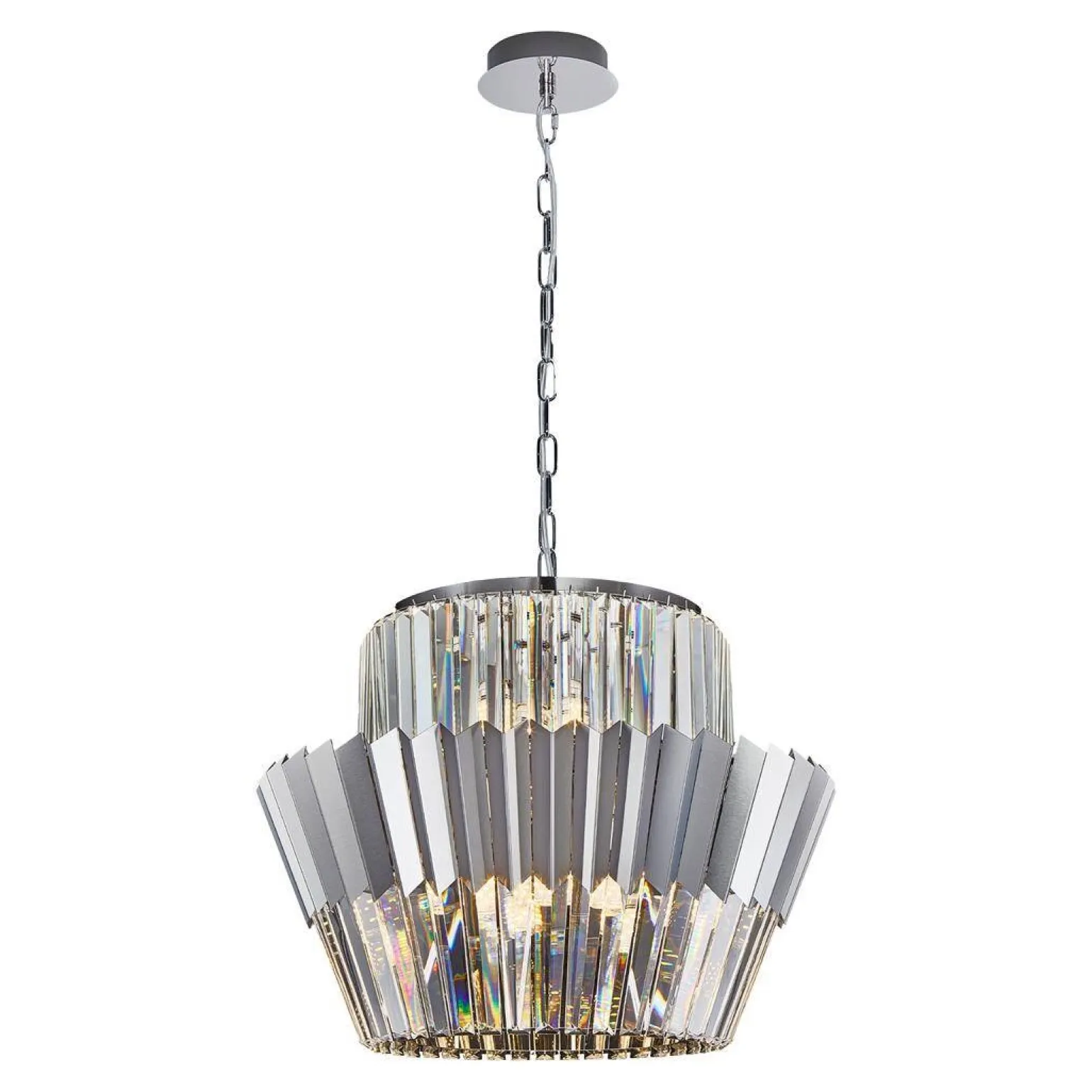 Żyrandol DONNA CHROME 12xE14 (ML0416) - Milagro