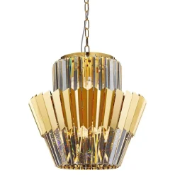 Żyrandol DONNA GOLD 9xE14 (ML0413) - Milagro