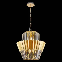 Żyrandol DONNA GOLD 9xE14 (ML0413) - Milagro