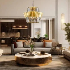 Żyrandol DONNA GOLD 12xE14 (ML0415) - Milagro